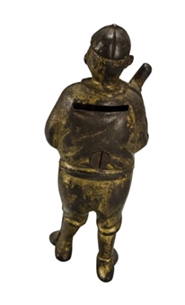 Ty Cobb Vintage Cast Iron Figurine Bank